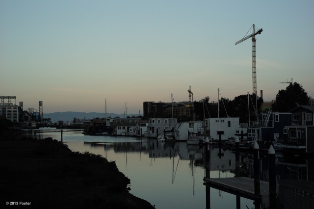 More House boats in the bay...